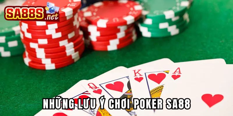 Lưu ý chơi Poker trực tuyến cho thành viên mới hiện nay