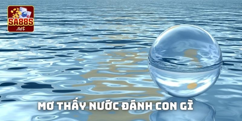 Chọn số may mắn khi chiêm bao thấy hình ảnh nước